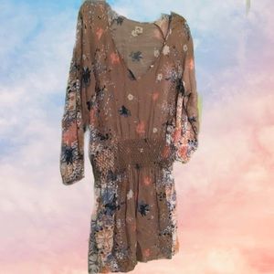 O’Neill 3/4 Length Sleeve Floral Dress 💐🌸🌼🌺
